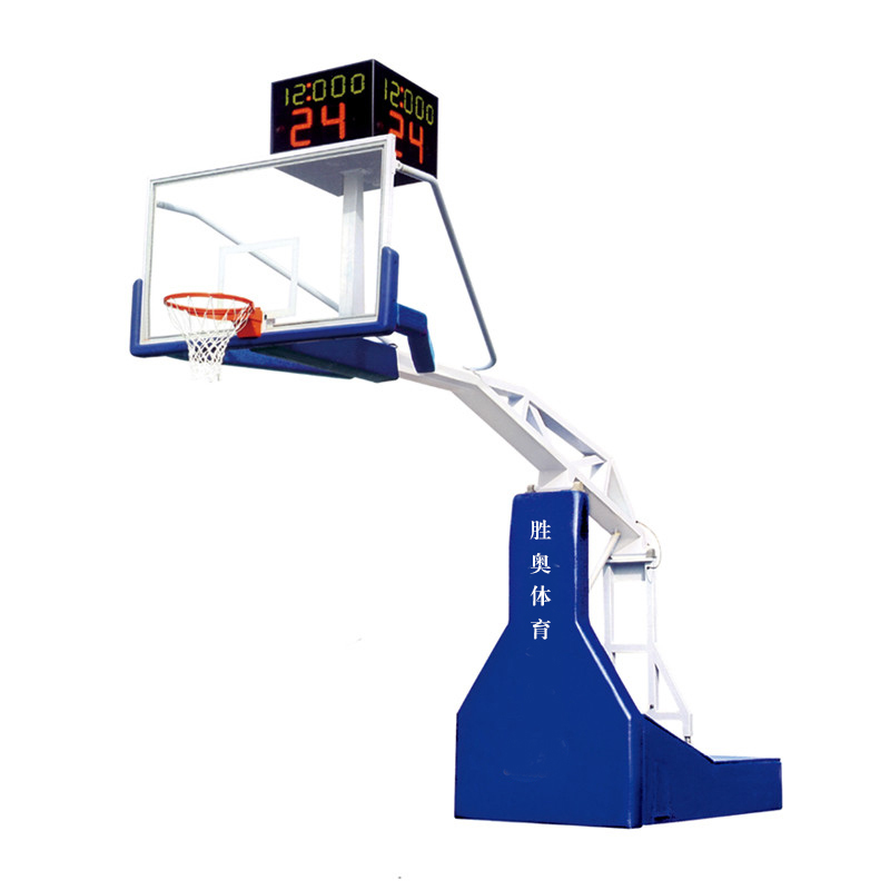 SA-1004智能電動液壓籃球架（計時，二十四秒顯示